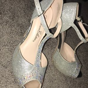Silver heels